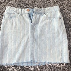 jean skirt